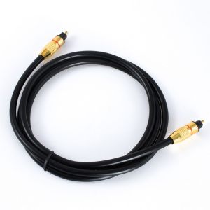 2B (DC557) - Toslink Fiber Optical Cable for Sound - 1.5M - Black