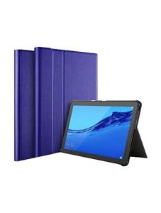 Flip Leather Cover With Internal Rubber Protection for Lenovo Tab M7 -7305 - Blue