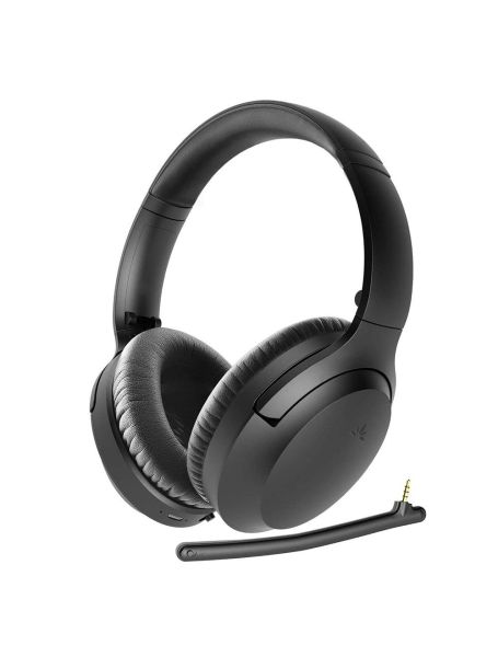 Avantree AS90 Aria Wireless Stereo Active Noise Cancellation Headphones USB C Version Black kaza Stores