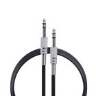 2B (CV106)  1/4" Male Stereo to 1/4" Male Stereo for sound system Cable - 1M