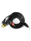 2B (CV165) 3RCA - dc3.5  Audio Video cable AUX terminal TO 3 terminals RCA 1.8 meter Normal