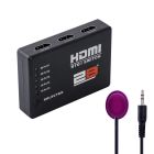 2B (CV868) HDMI Switch 5 to 1 With Remote Control - Run 5 HDMI Devices in One Port - Black