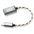2B (DC136) - Mobile Cable OTG Type C to Female USB Cable - 20CM