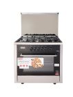 Fresh Gas Cooker 5 Burners 90*60 Safety - Stainless Steel Professional - 12294,Professional 12294 HF308