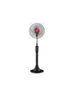 Tornado Stand Fan 16 Inch With 4 Plastic Blades and 3 Speeds - Black - EFS-111M