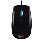2B (MO16L) Optical wired mouse Piano finishing - Blue * Black