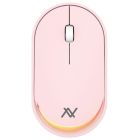 L'avvento (MO18P) Dual Mode Bluetooth - 2.4GHz Mouse with Re-Chargeable Battery - Pink
