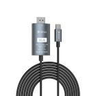 Devia EC084 Storm Series HDMI Cable From HDMI To Type-C 4K 60Hz no Delay 2M