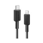 Anker 322 USB-C to Lightning Cable 6ft Braided A81B6H11 - Black 