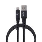 L'avvento (MP476) MFI Lightning Sync and Charging Cable - 2M - Silver*Black
