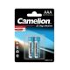 Camelion Battery 1250mAh  AAA LR03 size LR03-BP2 DG