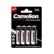 Camelion EHD AA R6P-BP4K 4pc Card - Black