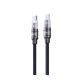 Remax – Zinc Alloy Fast Charging Data Cable With Light - 30 watt  - 1.2 Meter - Dark Blue - RC-C129