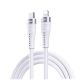 Remax – Fast Charging Data Cable - 30 watt  - 1.2 Meter - White - RC-C150