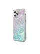 Guess Liquid Glitter Case 4G Pattern Gradient Background For iPhone 13 Pro (6.1) - Iridescent