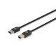 HP Printer Cable USB-B to USB-A v2.0 1.5M - Black