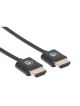 Manhattan 394369 Ultra-thin High Speed HDMI Cable with Ethernet Male to Male Shielded - 1.8M -BlackDC629