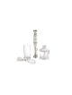 Tornado Hand Blender 500W With Stainless Steel Whisk - White - HB500T