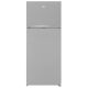 Beko Refrigerator No Frost 430 Liter Net 367 Liter 2 Doors - Silver - RDNE430K02DX