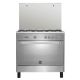 La Germania Freestanding Cooker  5 Gas Burners 90*60  - Stainless - 9C10GRB1X4AWW