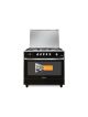 Fresh Gas Cooker 5 burners 90 CM Safety - Black - 6446