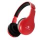 L'avvento (HP11R) Bluetooth Headphone with Stereo Plug - Red