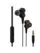 Devia Smart Series Dual Speakers Wired Earphone 3.5mm - Black