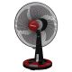 Tornado Desk Fan 16 Inch 4 Blades - Black x Red - TDF16D