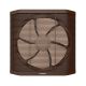 Tornado Bathroom Extractor Hood 25 CM Mesh for Protection and Privacy - Cream x Brown - TVS-25CN
