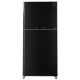 Sharp Refrigerator Inverter Digital No Frost 538L 2 Glass Doors - Black - SJGV69GBK