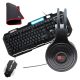 2B (KB344) 4 in 1 Gaming Combo - Wired Metal Back Lightning Keyboard - Mouse-Pad - Wired Mouse and Wired Gaming headphone