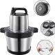 Sukani Stainless Steel Meat Vegetable Chopper & Chopper and Extra Knife (6.5L, 1500W)