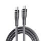 Remax – iPhone Cable - 2.4A - Fast Charging Data Cable - 1.2 Meter - Grey - RC-C137 A-L