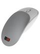 2B (MO307) 2.4G Wireless Mouse With Movable Cover - White*Silver