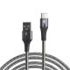 L'avvento (MP034) Metal Cable with Metal Connectors USB to Type C - Silver
