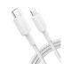 Anker 322 USB-C to Lightning Cable 6ft Braided A81B6H21 - White