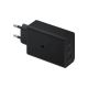 Samsung 65W PD Charger 2Pin, Trio Ports 2*USB-C & USB-A, Black