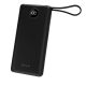 Devia EP113 Power Bank 10000 mAh 22.5W Built-in 4 Cables Extreme Speed Series Full Compatible - Black