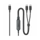 Anker 2-in-1 USB-C to USB-C Cable 4ft 140W - A8895H11 - Black 