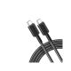 Anker 322 USB-C to USB-C Cable 60W 6ft Braided A81F6H11 - Black