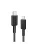 Anker 322 USB-C to Lightning Cable 3ft Braided A81B5H11 - Black