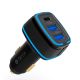 Devia Extreme Speed Dual USB & Type-C Full Compatible Fast Car Charger 85W - Black