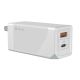 DEVIA Extreme Speed GaN PD+QC 4.0 Mini Quick Charger 65W (EU) - White