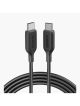 أنكر كابل PowerLine III من USB-C الي USB-C طوله 3 قدم موديل A8852H11 - أسود