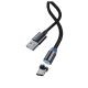 Comma كابل شحن و داتا Type-C Magnetic  طوله 1 متر 2.1A موديل EC405 - أسود