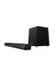 2B Sound Bar with Sub Woofer Pentagon Shape 80W RMS AUX - USB - HDMI- Optical - Black